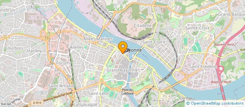 localisation de l'entreprise SARL VOYAGES SARRO  BAYONNE