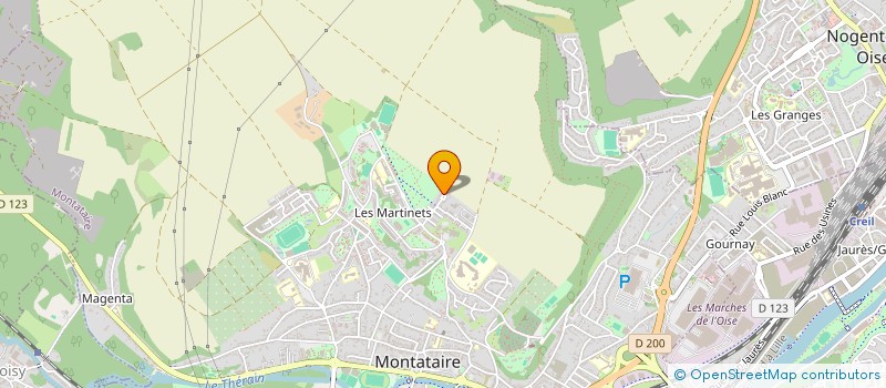localisation de l'entreprise SARL VOYAGEURS à MONTATAIRE