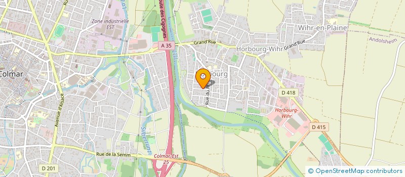 localisation de l'entreprise SARL VP IMMO  HORBOURG-WIHR