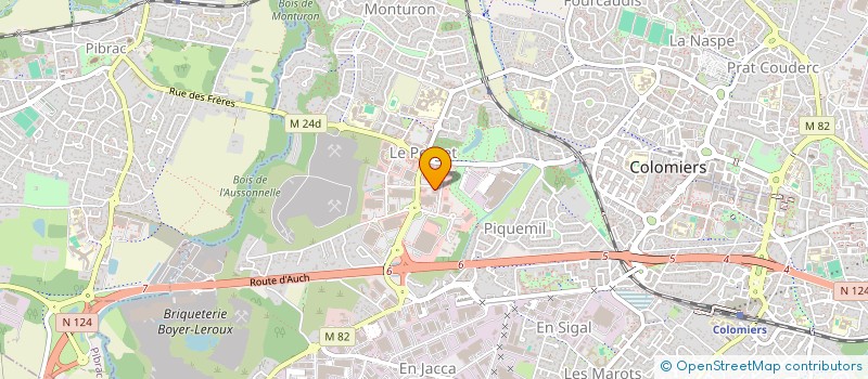 localisation de l'entreprise SARL VPLUS MOTOCYCLES à COLOMIERS
