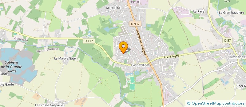 localisation de l'entreprise SARL VR ENDUITS à GENESTON