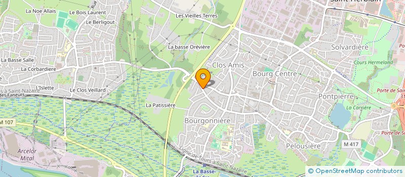 localisation de l'entreprise SARL VRAC FACILE  SAINT-HERBLAIN