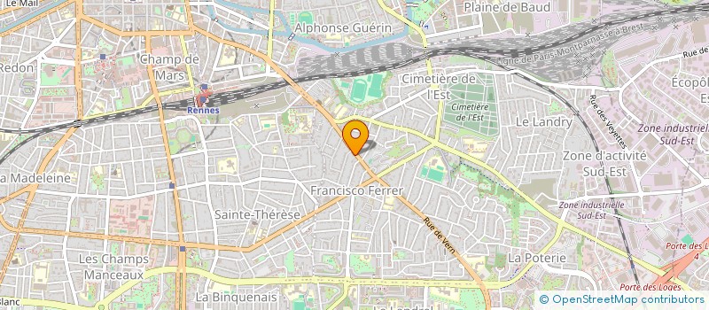 localisation de l'entreprise SARL VSLM à RENNES