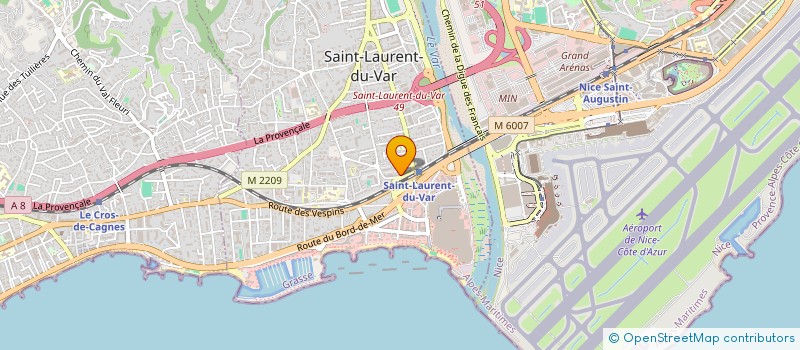 localisation de l'entreprise SARL VSP06 à SAINT-LAURENT-DU-VAR