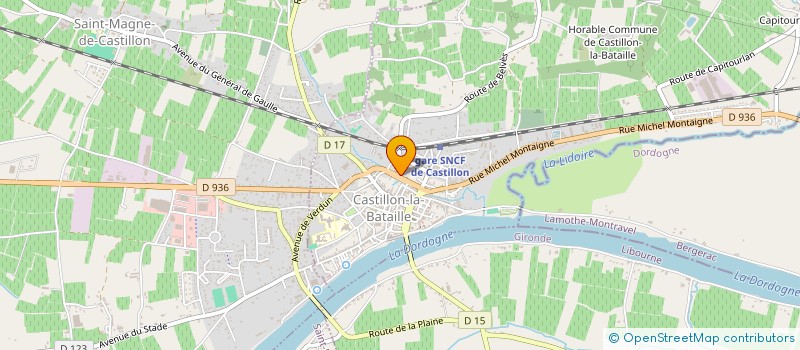 localisation de l'entreprise SARL VV à CASTILLON-LA-BATAILLE
