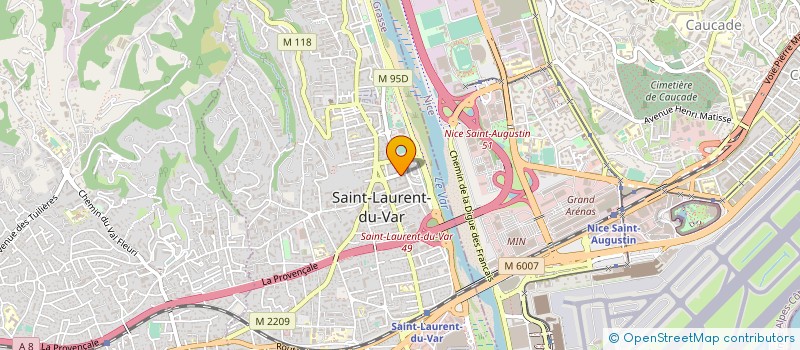 localisation de l'entreprise SARL VVS à SAINT-LAURENT-DU-VAR