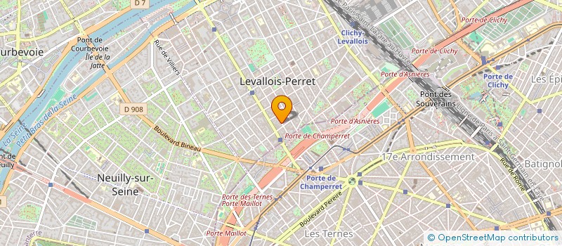 localisation de l'entreprise SARL VWM à LEVALLOIS-PERRET
