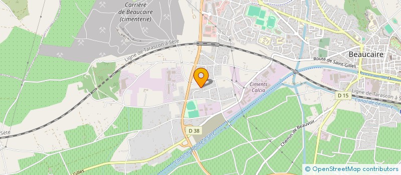 localisation de l'entreprise SARL W.A DECO PLAC  BEAUCAIRE