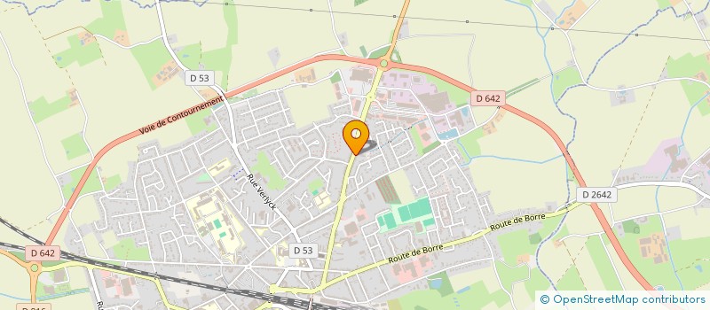 localisation de l'entreprise SARL W.D  HAZEBROUCK