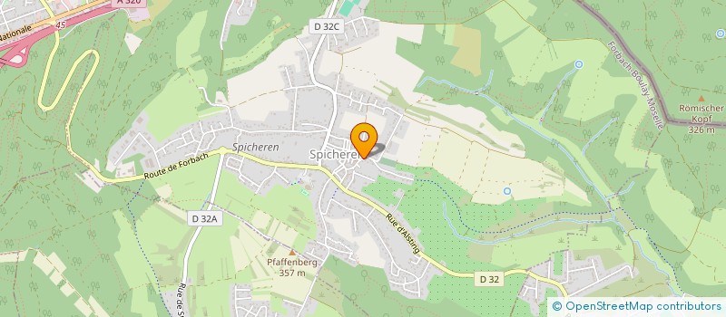 localisation de l'entreprise SARL WACK-SPORT à SPICHEREN