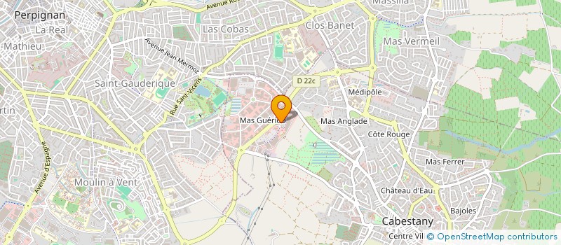 localisation de l'entreprise SARL WAF  CABESTANY