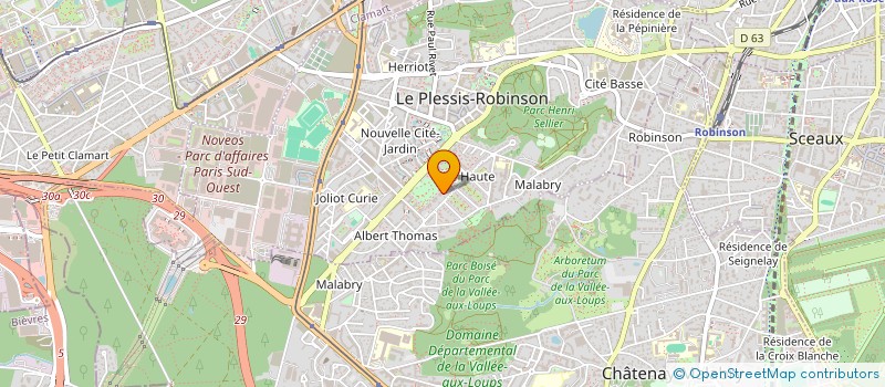 localisation de l'entreprise SARL WAFA TOURS à LE PLESSIS-ROBINSON