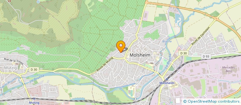 localisation de l'entreprise SARL WAGER  MOLSHEIM