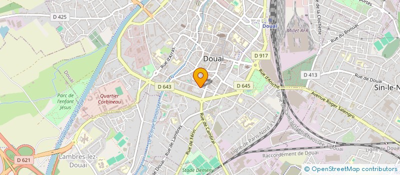 localisation de l'entreprise SARL WAGRET LOCATION à DOUAI