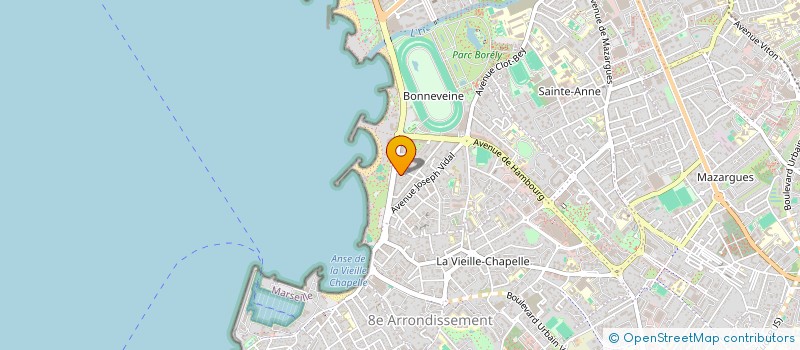 localisation de l'entreprise SARL WAIKIKI à MARSEILLE 8