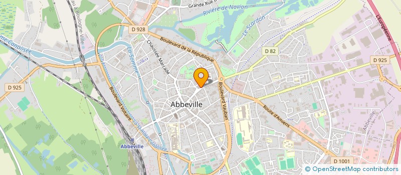 localisation de l'entreprise SARL WALGESTION à ABBEVILLE