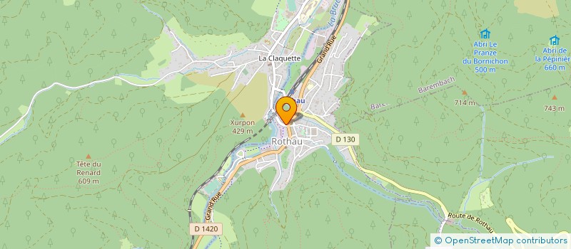 localisation de l'entreprise SARL WALTER à ROTHAU