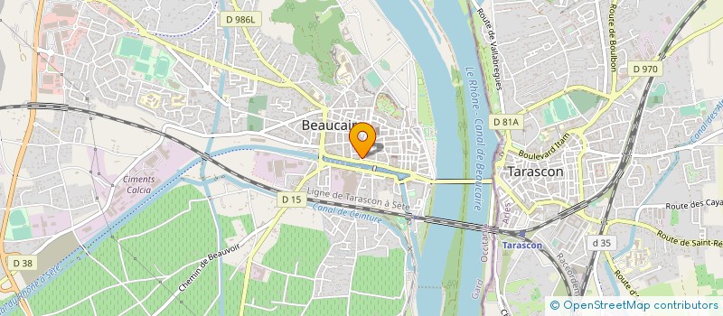 localisation de l'entreprise SARL WAOOSOFT  BEAUCAIRE