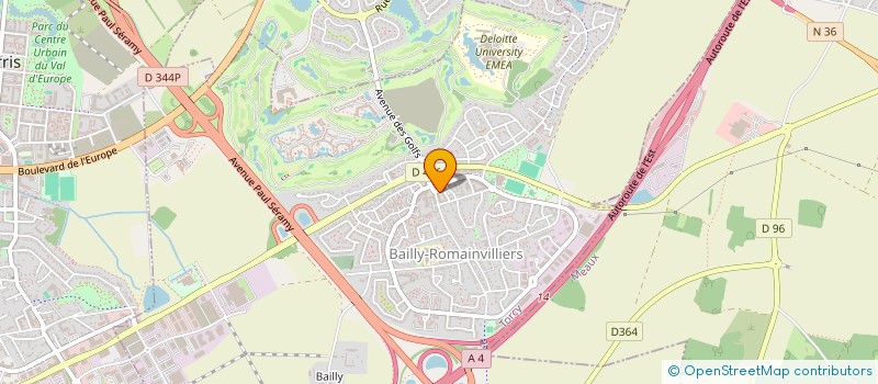 localisation de l'entreprise SARL WARSI  BAILLY-ROMAINVILLIERS