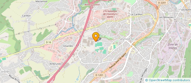 localisation de l'entreprise SARL WATERCONCEPT à ANNECY