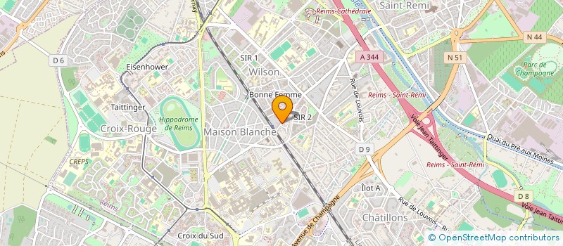 localisation de l'entreprise SARL WATRIN FRERES à REIMS