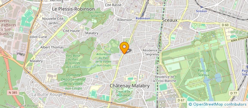 localisation de l'entreprise SARL WAVE OF ART  CHATENAY-MALABRY