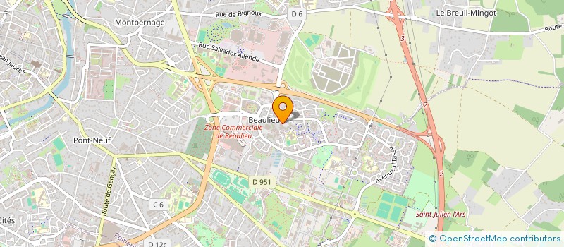 localisation de l'entreprise SARL WAYO à POITIERS