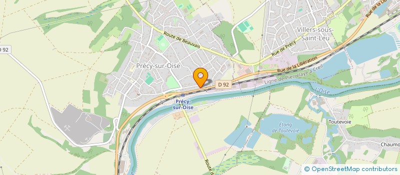 localisation de l'entreprise SARL WDTP  PRECY-SUR-OISE