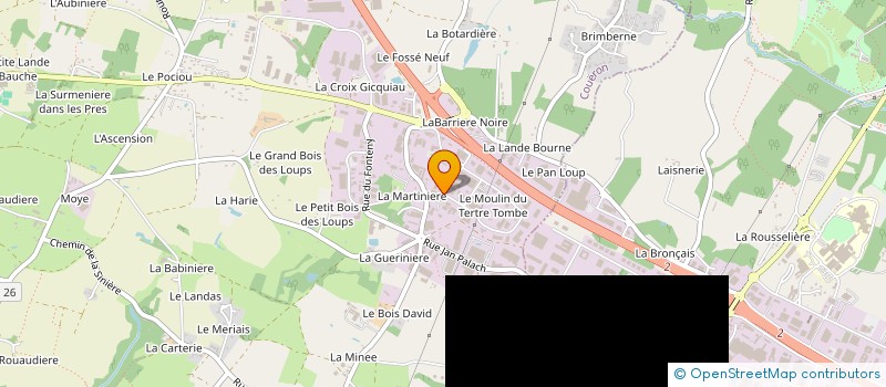 localisation de l'entreprise SARL WEB GATE à COUERON