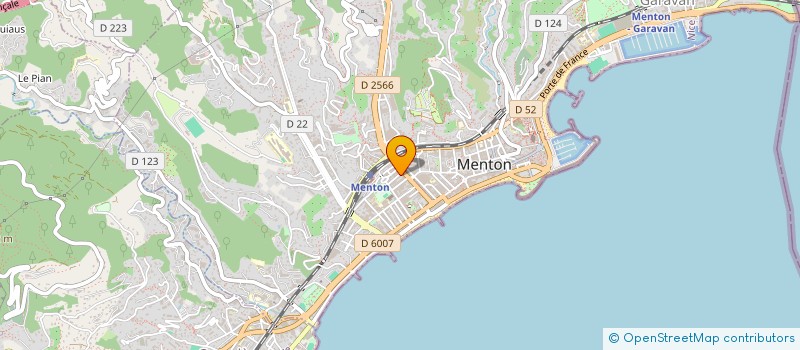 localisation de l'entreprise SARL WEBTEL  MENTON
