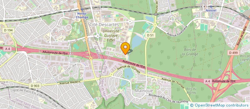 localisation de l'entreprise SARL WEGA SURVEILLANCE à CHAMPS-SUR-MARNE