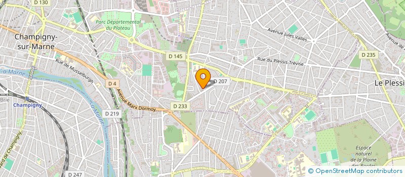 localisation de l'entreprise SARL WELA à CHAMPIGNY-SUR-MARNE