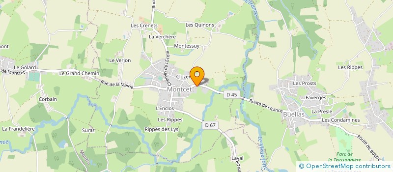 localisation de l'entreprise SARL WENCHEL à MONTCET