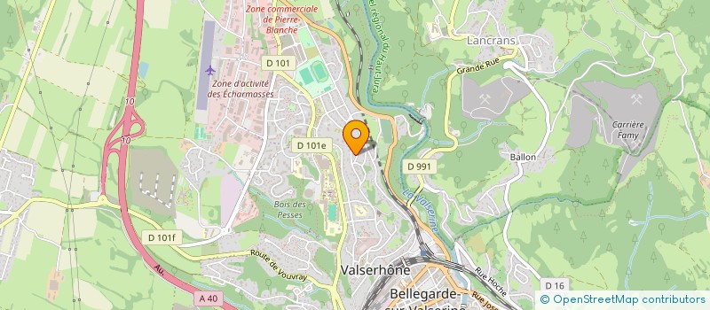 localisation de l'entreprise SARL WEST à VALSERHONE