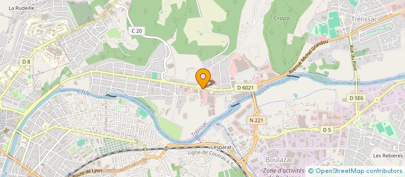 localisation de l'entreprise SARL WEVER  TRELISSAC