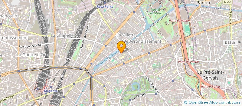 localisation de l'entreprise SARL WHITE  PARIS