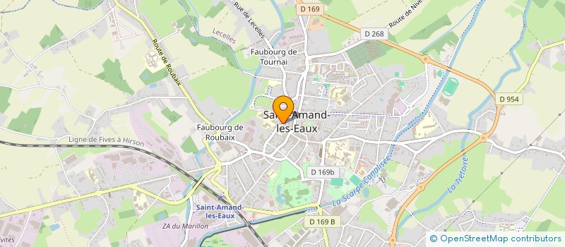 localisation de l'entreprise SARL WHO WORKS INTERNATIONAL  LTD  SAINT-AMAND-LES-EAUX