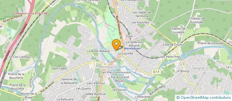 localisation de l'entreprise SARL WIDDMA  MONTBAZON