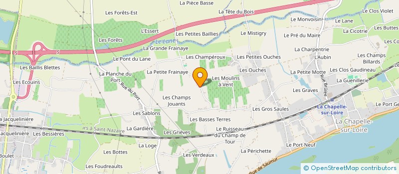 localisation de l'entreprise SARL WILLES  LA CHAPELLE-SUR-LOIRE