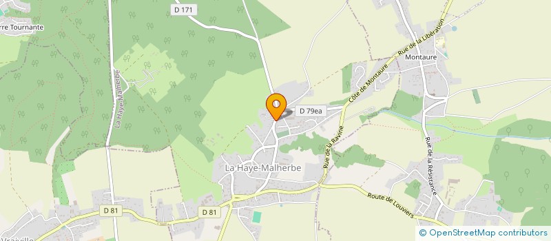 localisation de l'entreprise SARL WILLIAM RICHARD ET FILS  LA HAYE-MALHERBE