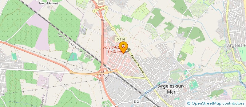 localisation de l'entreprise SARL WILLIAMS & CATIA NUTRITION  ARGELES-SUR-MER