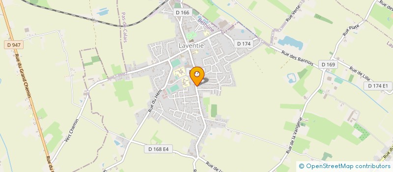 localisation de l'entreprise SARL WILMART  LAVENTIE