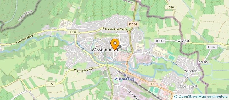 localisation de l'entreprise SARL WISTEX SOC D EXPLOIT à WISSEMBOURG