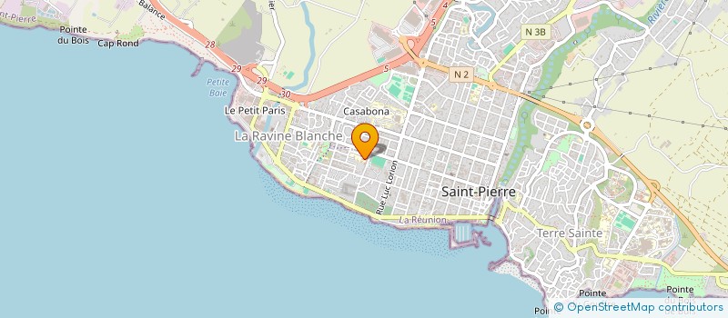 localisation de l'entreprise SARL WONG-CHENG à SAINT-PIERRE