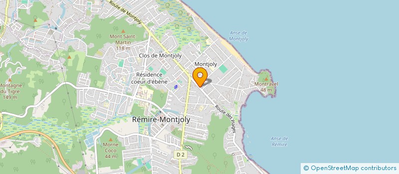 localisation de l'entreprise SARL WOOKOO  REMIRE-MONTJOLY