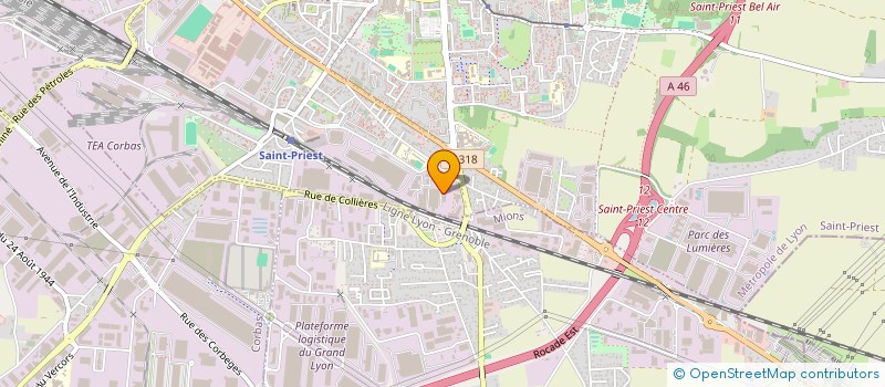 localisation de l'entreprise SARL WORLD FITNESS  SAINT-PRIEST