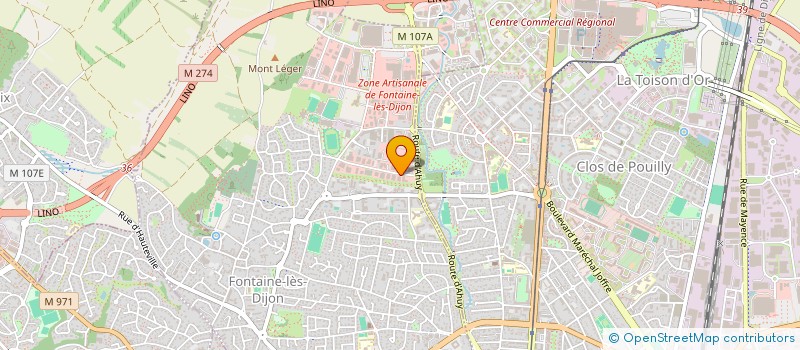 localisation de l'entreprise SARL WSP  FONTAINE-LES-DIJON