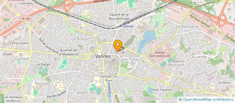 localisation de l'entreprise SARL X PRESS VANNES à VANNES