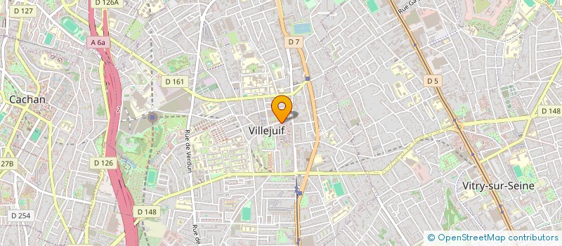 localisation de l'entreprise SARL X SUN  VILLEJUIF