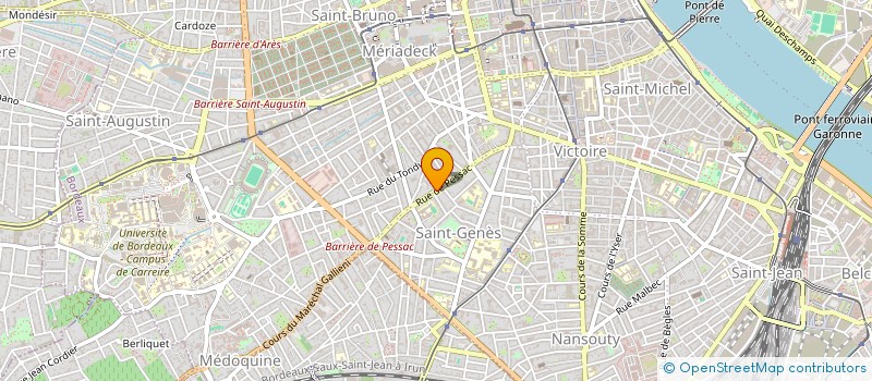 localisation de l'entreprise SARL XAVIER CARLOS à BORDEAUX